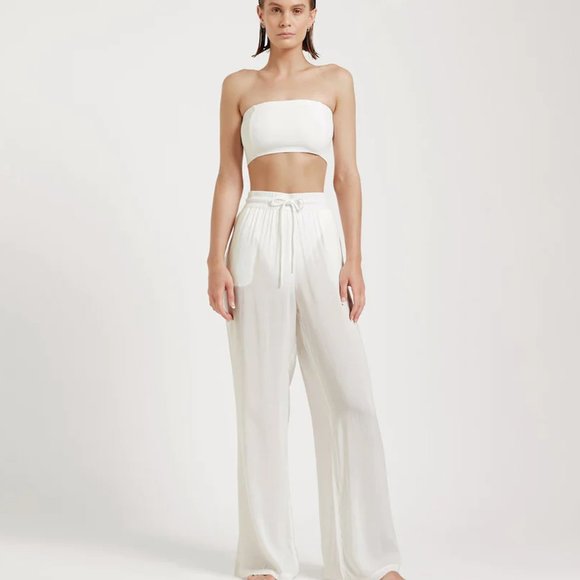 Myra Swim White Dalton Pant - Picture 1 of 6